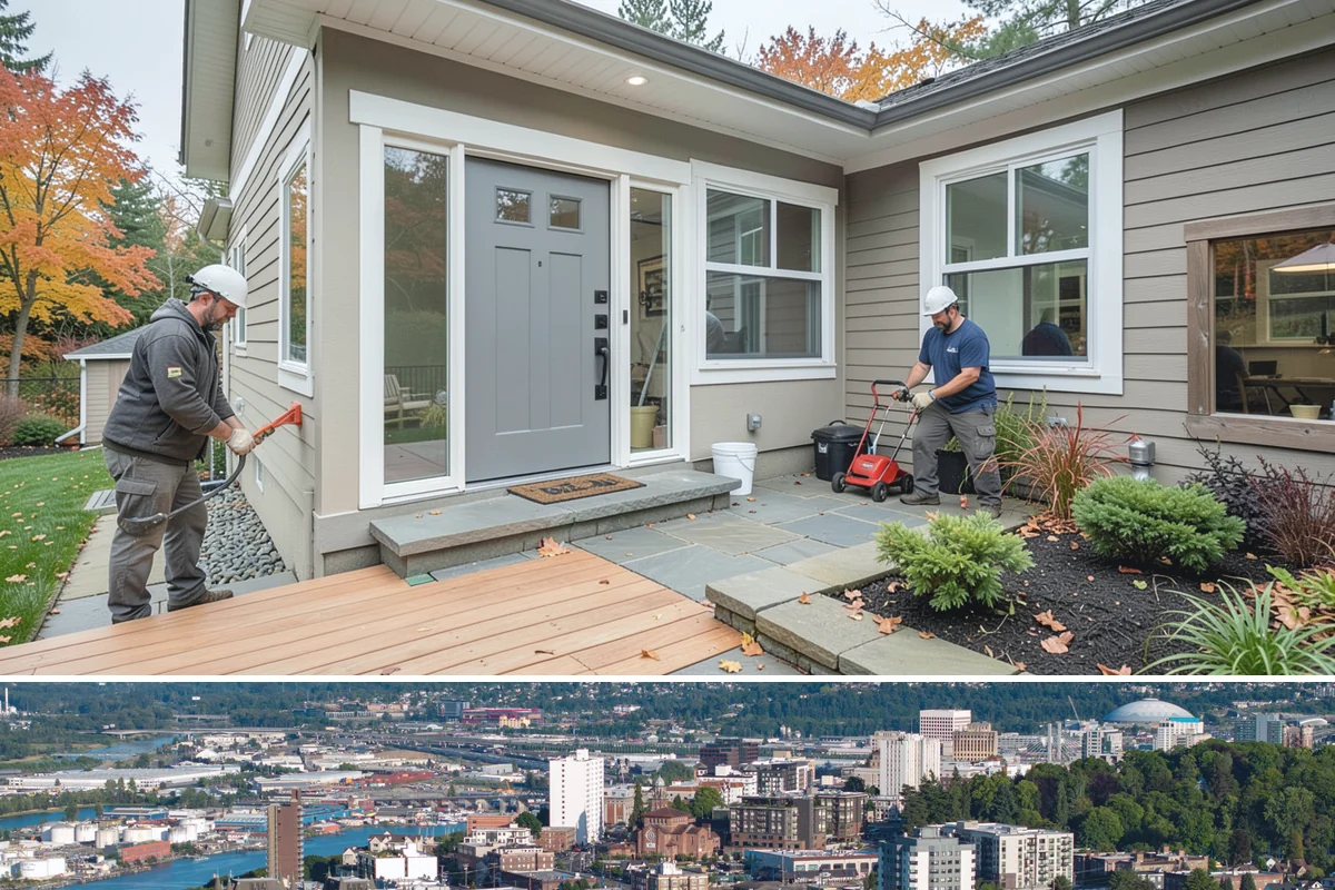 Natural Stone Retaining Wall in Tacoma, Pierce County, WA - Stone setting is best done in dry conditions, so summer and early fall are the preferred windows for this detailed work.