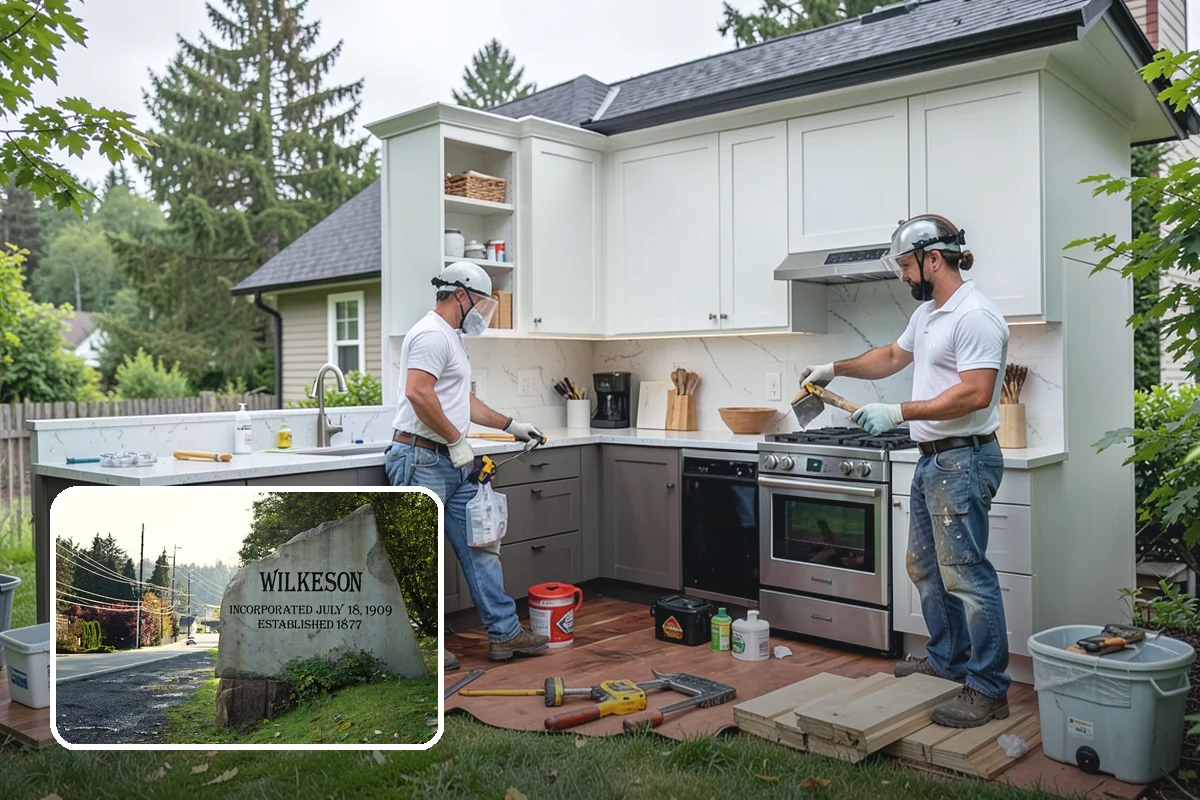 Natural Stone Retaining Wall in Wilkeson, Pierce County, WA - Timeless, high-end appearance that ages beautifully