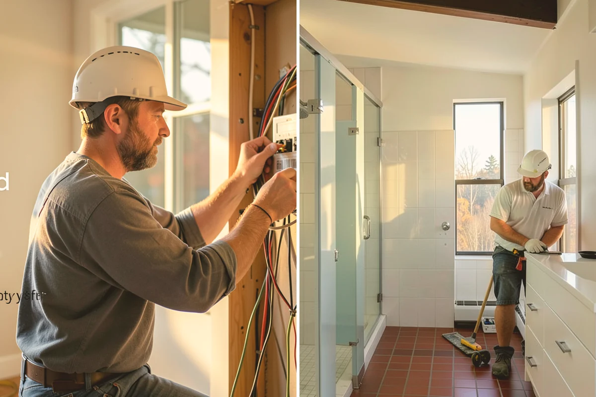 Natural Stone Tile Installation in Algona, King County, WA - Dry-lay and blend tiles from several boxes for balance