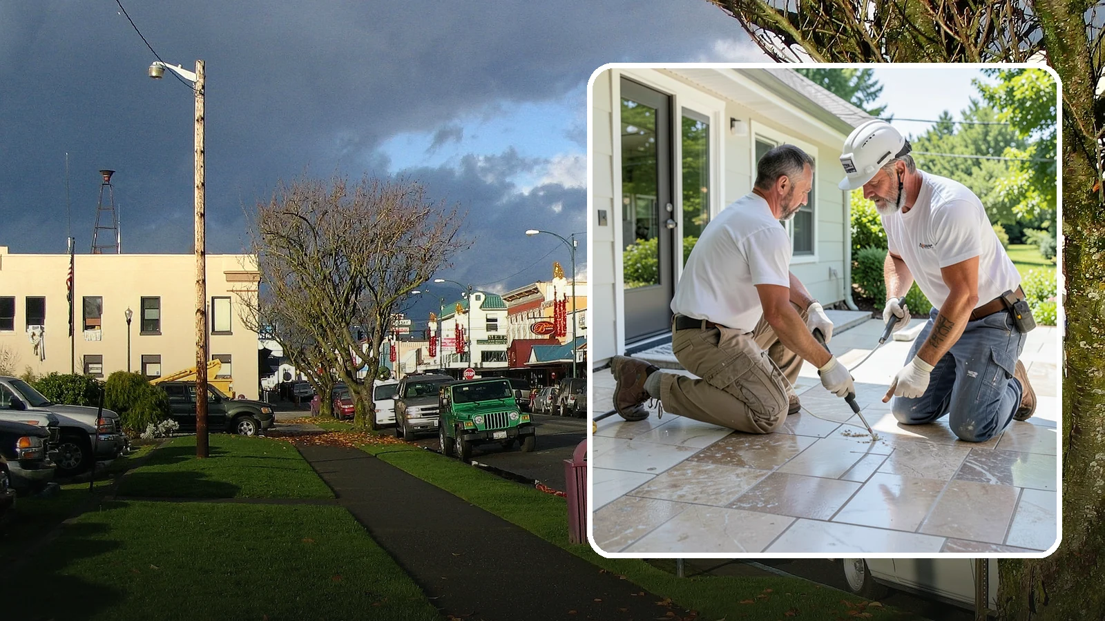 Natural Stone Tile Installation in Arlington, Snohomish County, WA - Marble, travertine, slate, and stone tile set and sealed for lasting natural beauty.
