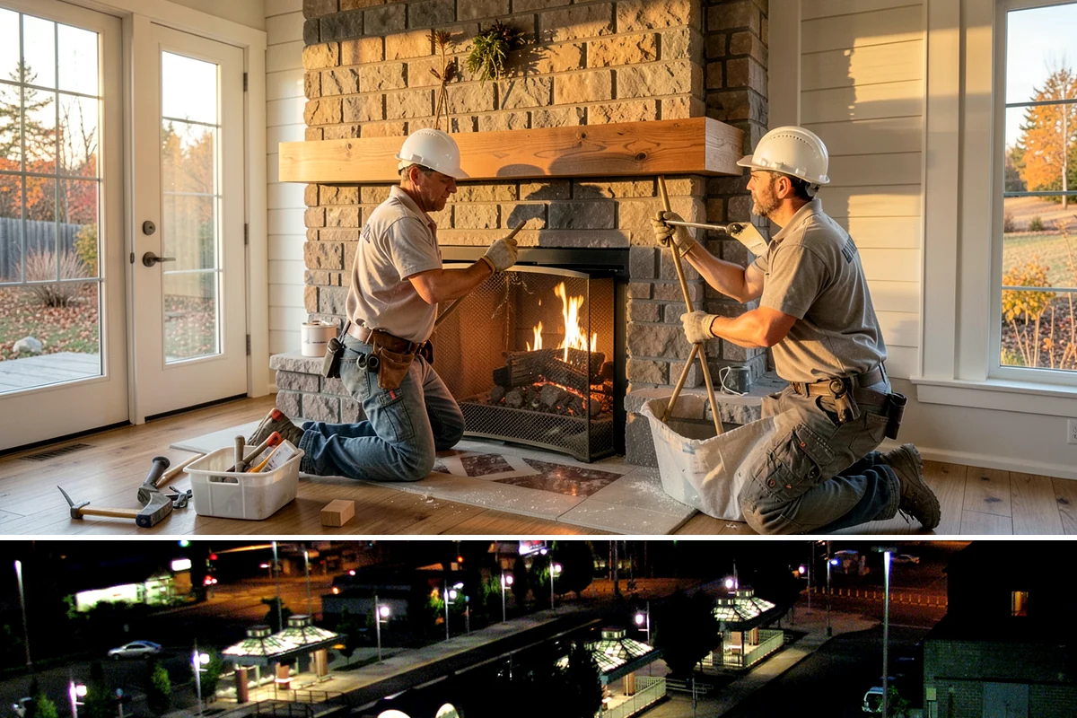 Natural Stone Tile Installation in Auburn, King County, WA - Stone tiling is an indoor project that can proceed year-round, sealing included, regardless of outdoor conditions.