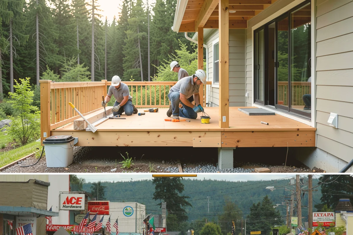 Natural Stone Tile Installation in Carnation, King County, WA - Stone tiling is an indoor project that can proceed year-round, sealing included, regardless of outdoor conditions.