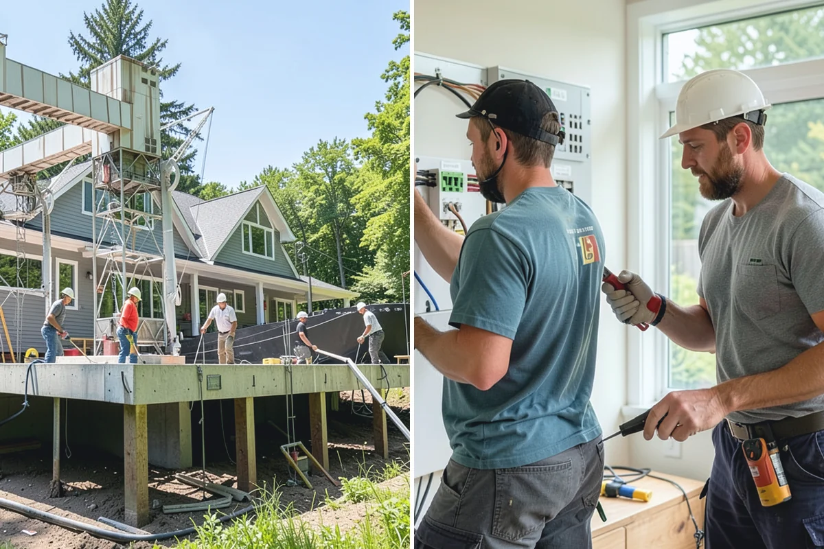 Natural Stone Tile Installation in Darrington, Snohomish County, WA - Dry-lay and blend tiles from several boxes for balance