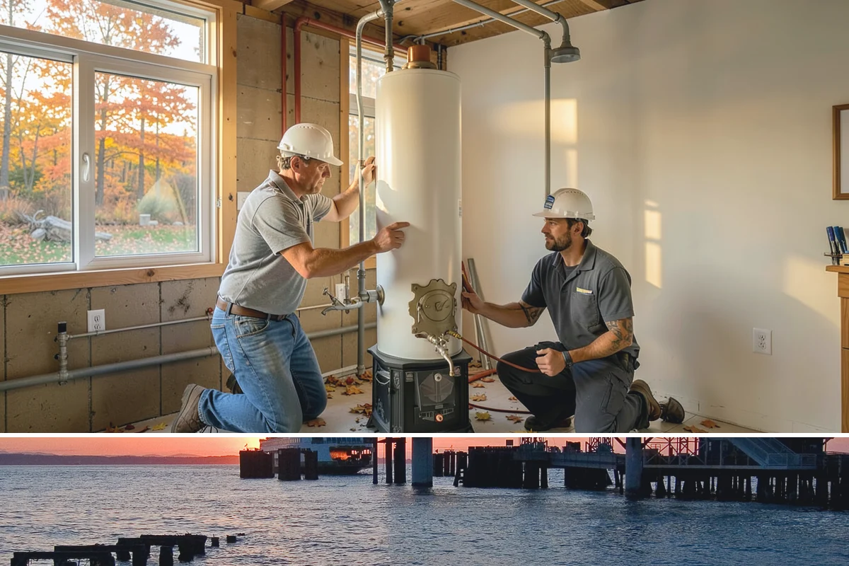 Natural Stone Tile Installation in Edmonds, Snohomish County, WA - Stone tiling is an indoor project that can proceed year-round, sealing included, regardless of outdoor conditions.