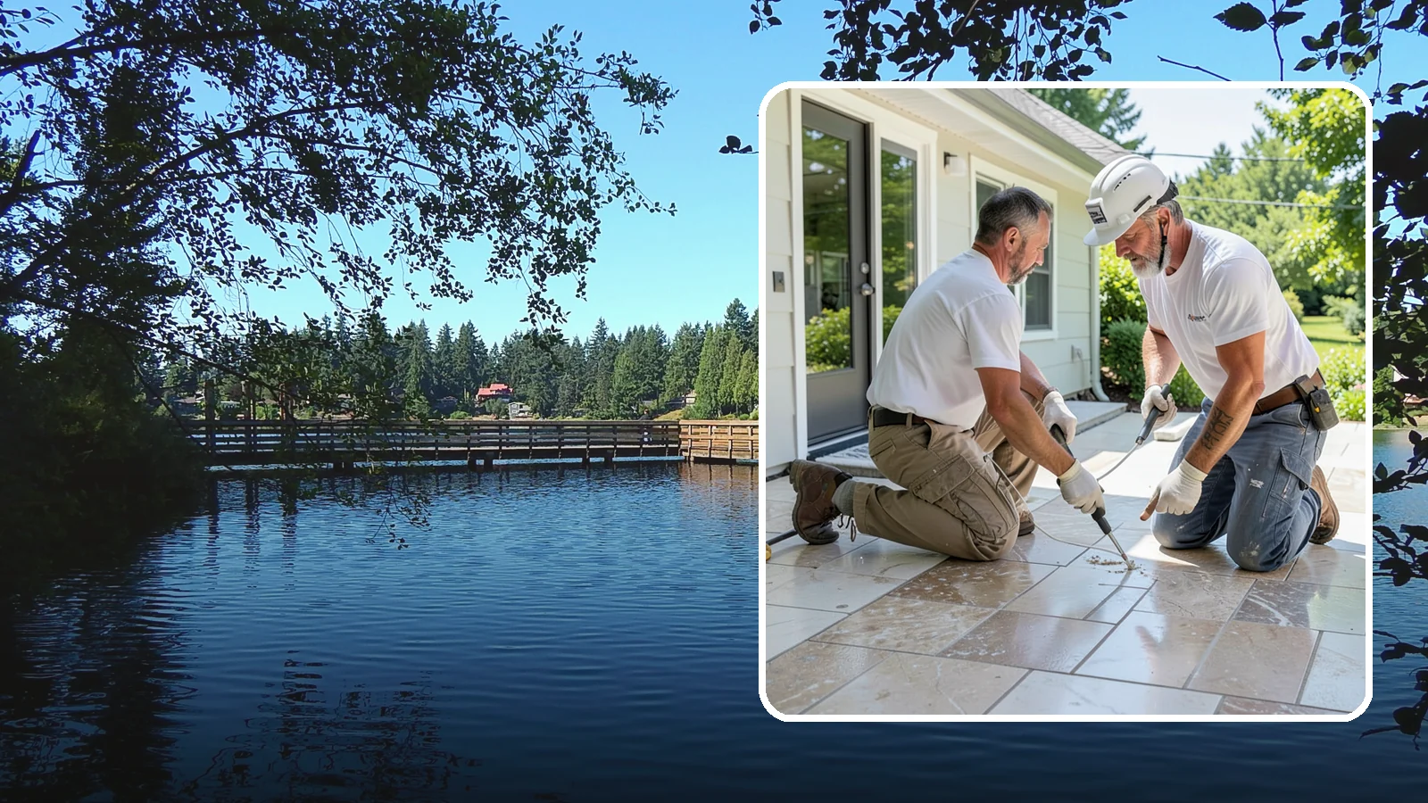 Natural Stone Tile Installation in Federal Way, King County, WA - Marble, travertine, slate, and stone tile set and sealed for lasting natural beauty.
