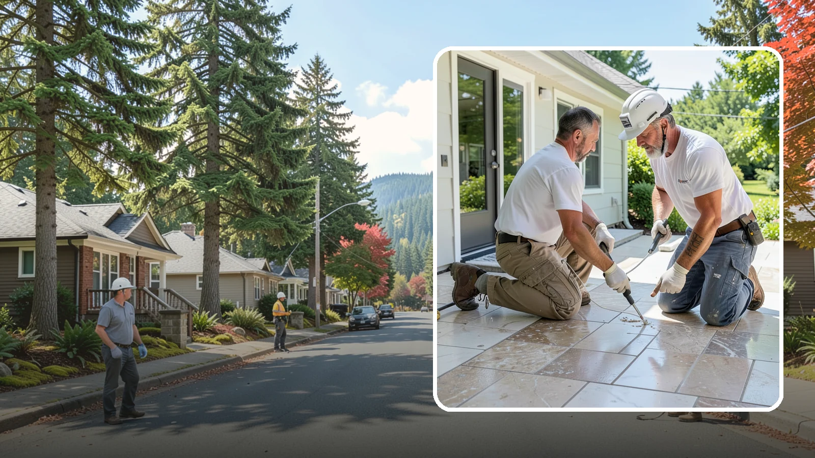 Natural Stone Tile Installation in Hunts Point, King County, WA - Marble, travertine, slate, and stone tile set and sealed for lasting natural beauty.