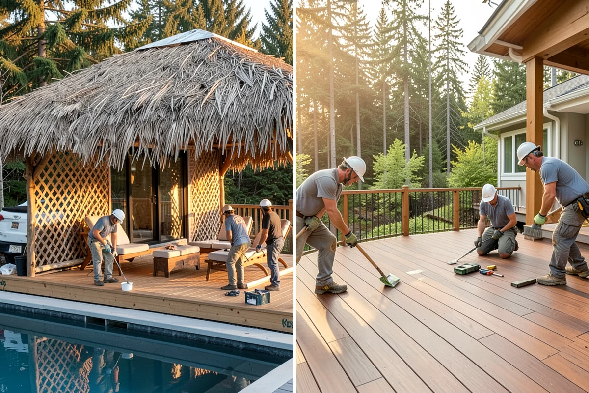 Natural Stone Tile Installation in Hunts Point, King County, WA - Dry-lay and blend tiles from several boxes for balance