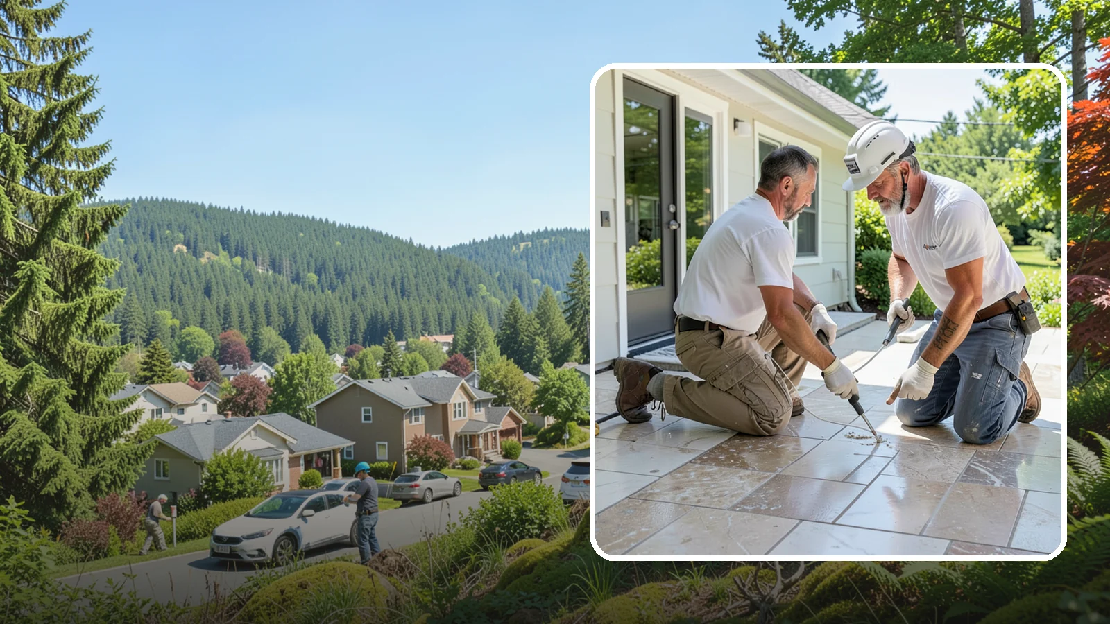 Natural Stone Tile Installation in Index, Snohomish County, WA - Marble, travertine, slate, and stone tile set and sealed for lasting natural beauty.