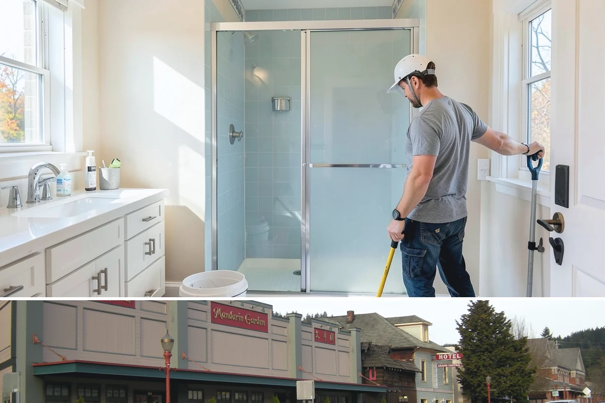 Natural Stone Tile Installation in Issaquah, King County, WA - Stone tiling is an indoor project that can proceed year-round, sealing included, regardless of outdoor conditions.