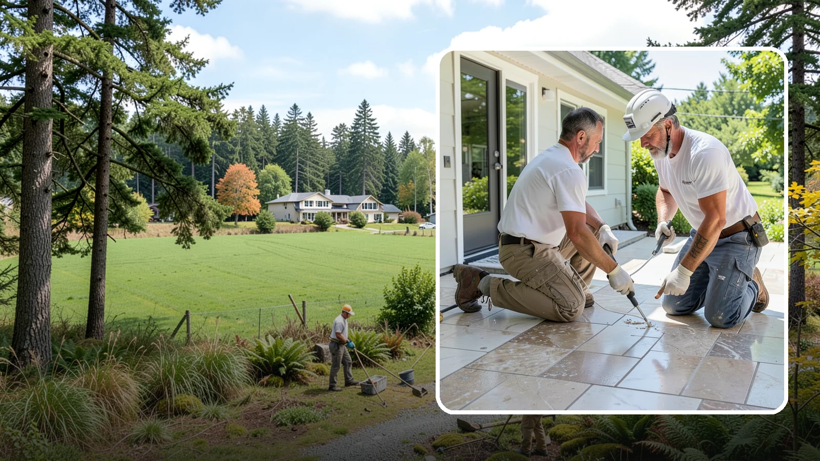 Natural Stone Tile Installation in Lyman, Skagit County, WA - Marble, travertine, slate, and stone tile set and sealed for lasting natural beauty.