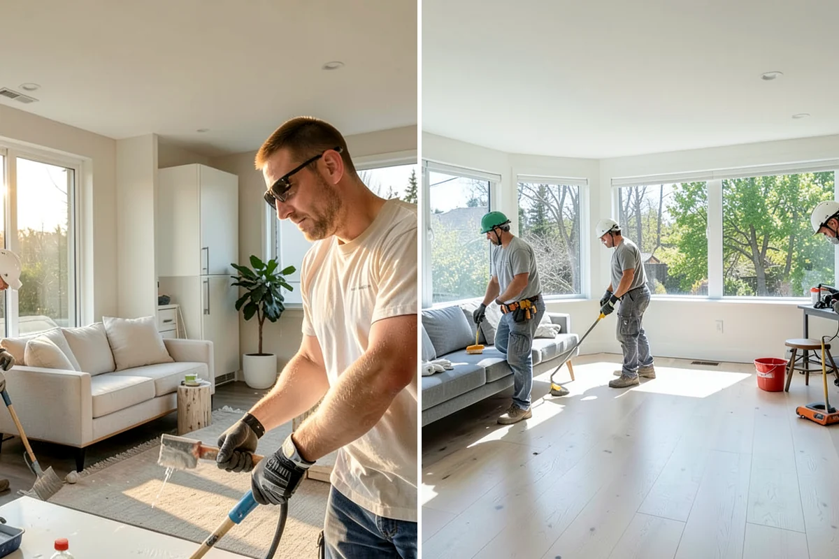 Natural Stone Tile Installation in Lyman, Skagit County, WA - Dry-lay and blend tiles from several boxes for balance