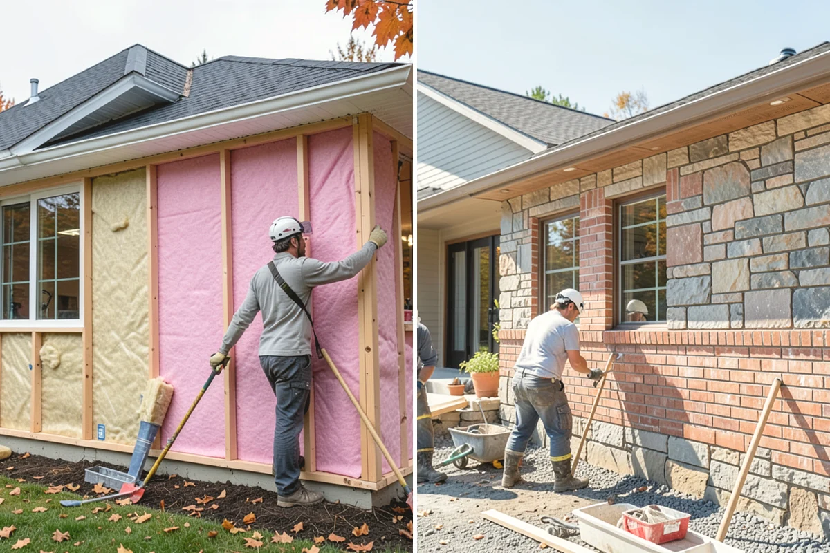 Natural Stone Tile Installation in Mercer Island, King County, WA - Dry-lay and blend tiles from several boxes for balance
