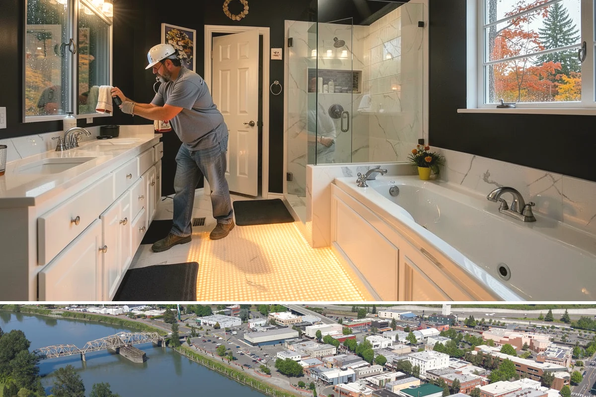 Natural Stone Tile Installation in Mount Vernon, Skagit County, WA - Stone tiling is an indoor project that can proceed year-round, sealing included, regardless of outdoor conditions.