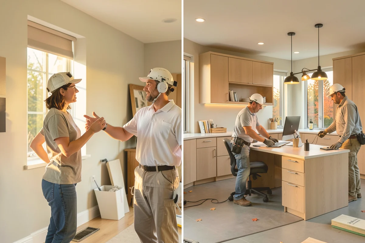 Natural Stone Tile Installation in Newcastle, King County, WA - Dry-lay and blend tiles from several boxes for balance