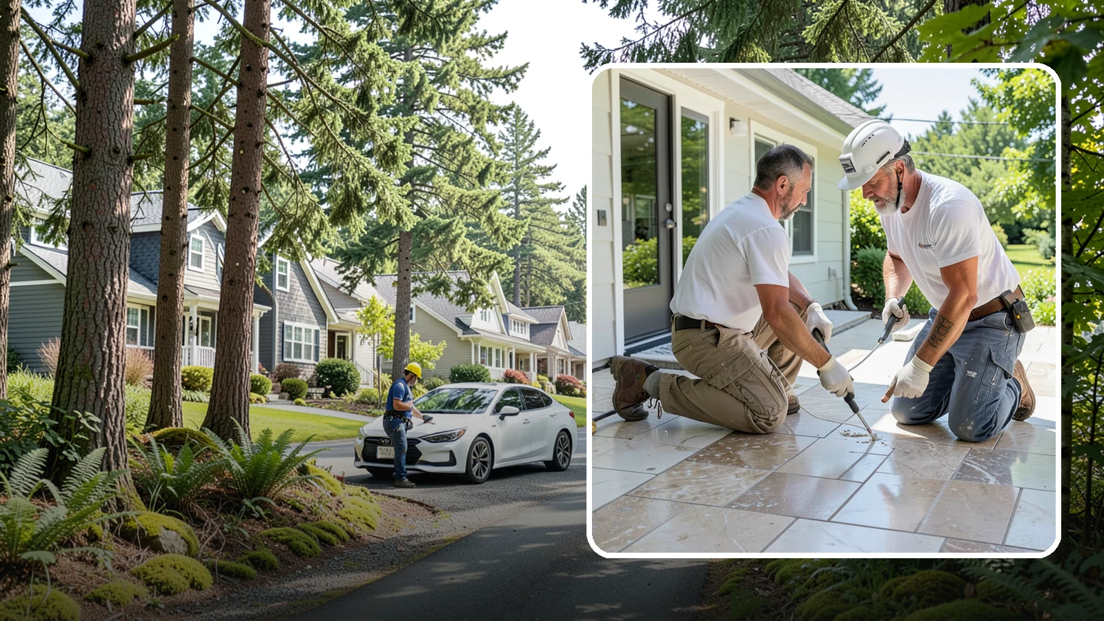 Natural Stone Tile Installation in Normandy Park, King County, WA - Marble, travertine, slate, and stone tile set and sealed for lasting natural beauty.