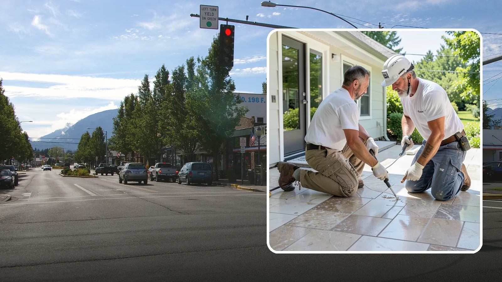Natural Stone Tile Installation in North Bend, King County, WA - Marble, travertine, slate, and stone tile set and sealed for lasting natural beauty.