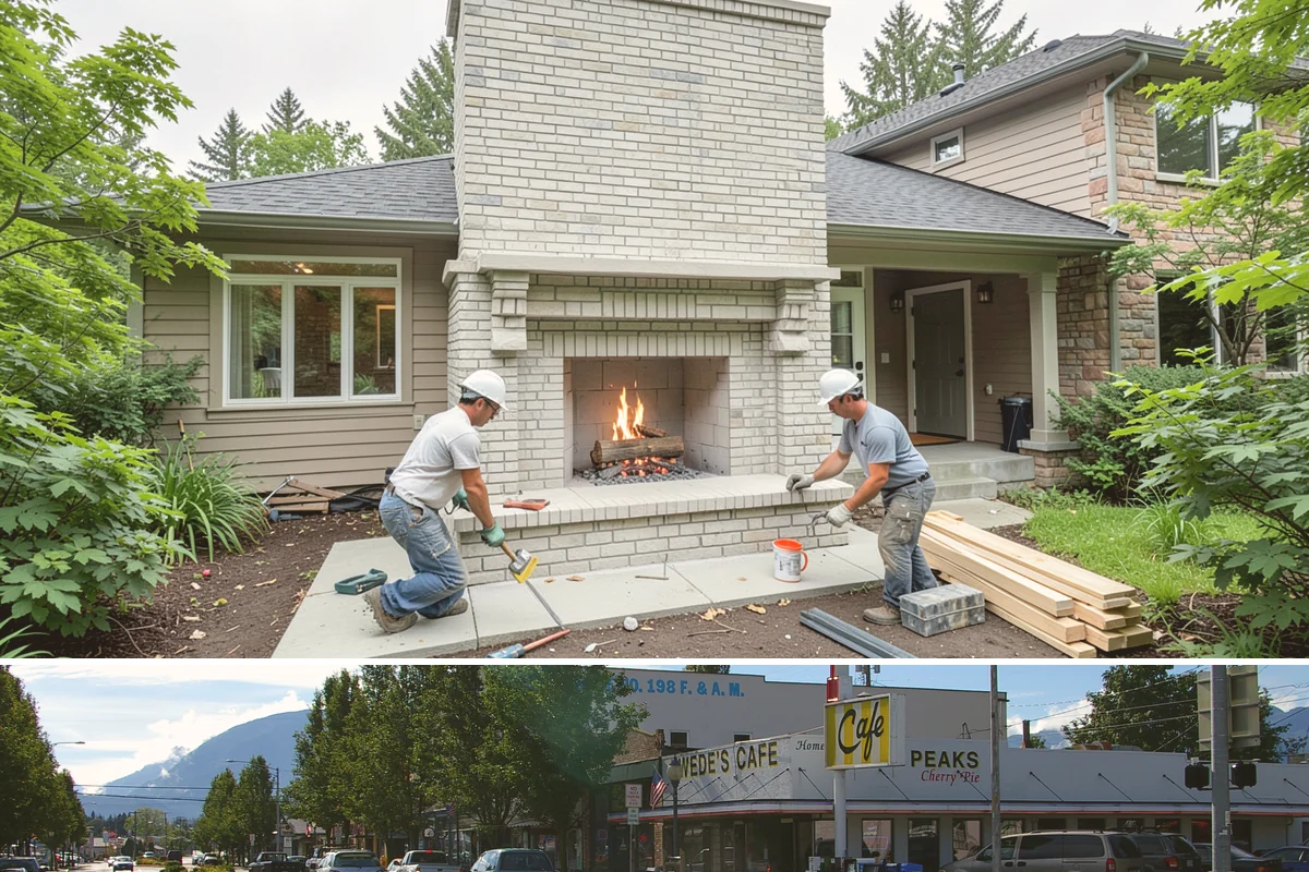 Natural Stone Tile Installation in North Bend, King County, WA - Stone tiling is an indoor project that can proceed year-round, sealing included, regardless of outdoor conditions.