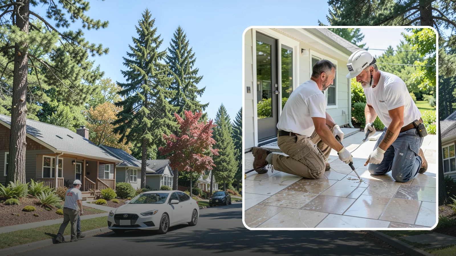 Natural Stone Tile Installation in Orting, Pierce County, WA - Marble, travertine, slate, and stone tile set and sealed for lasting natural beauty.