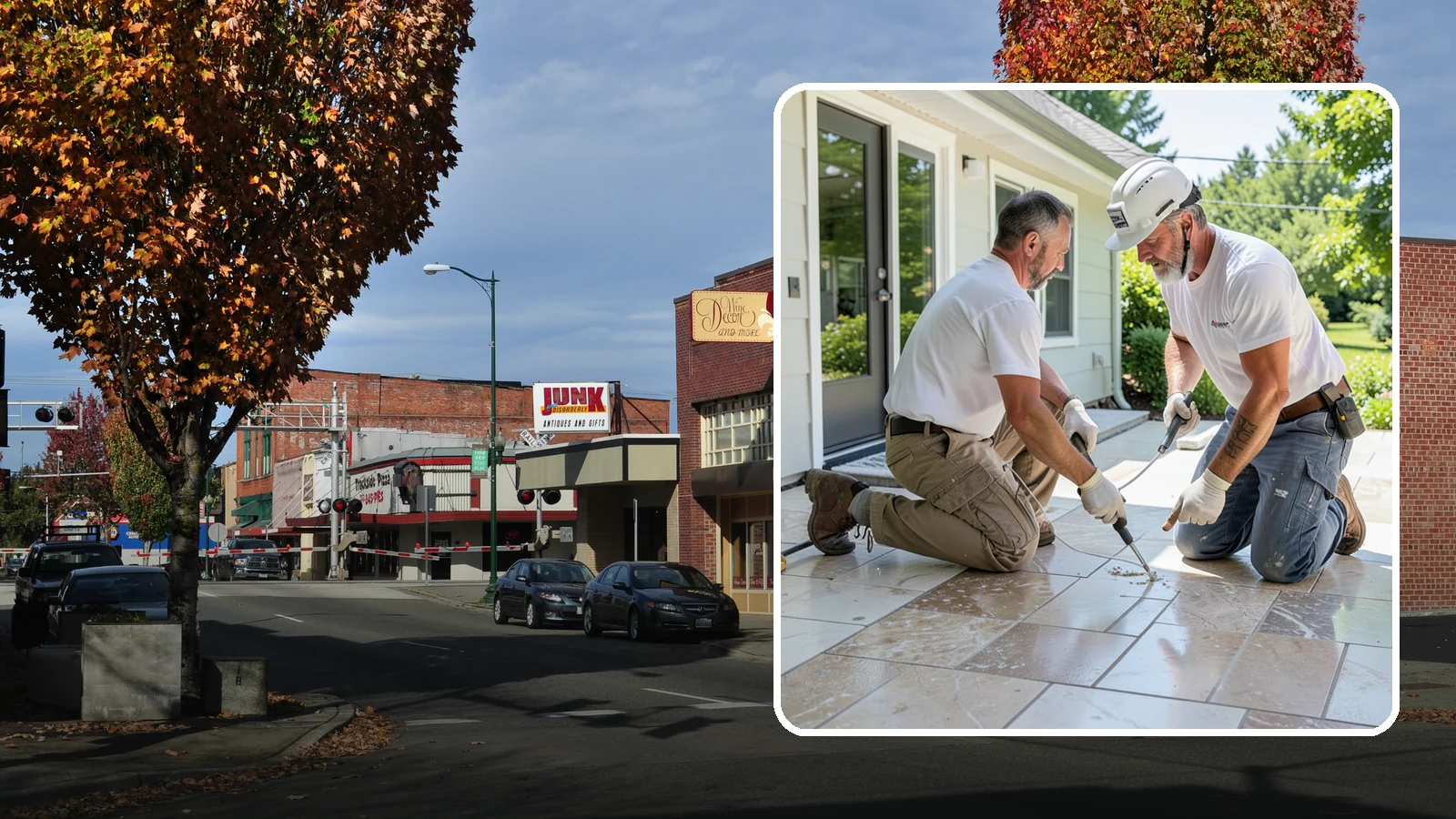 Natural Stone Tile Installation in Puyallup, Pierce County, WA - Marble, travertine, slate, and stone tile set and sealed for lasting natural beauty.