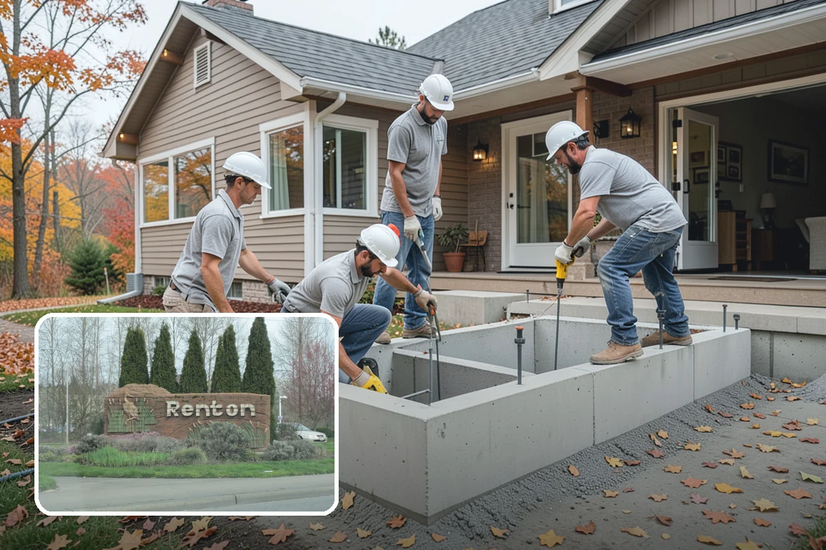 Natural Stone Tile Installation in Renton, King County, WA - One-of-a-kind veining and color in every installation