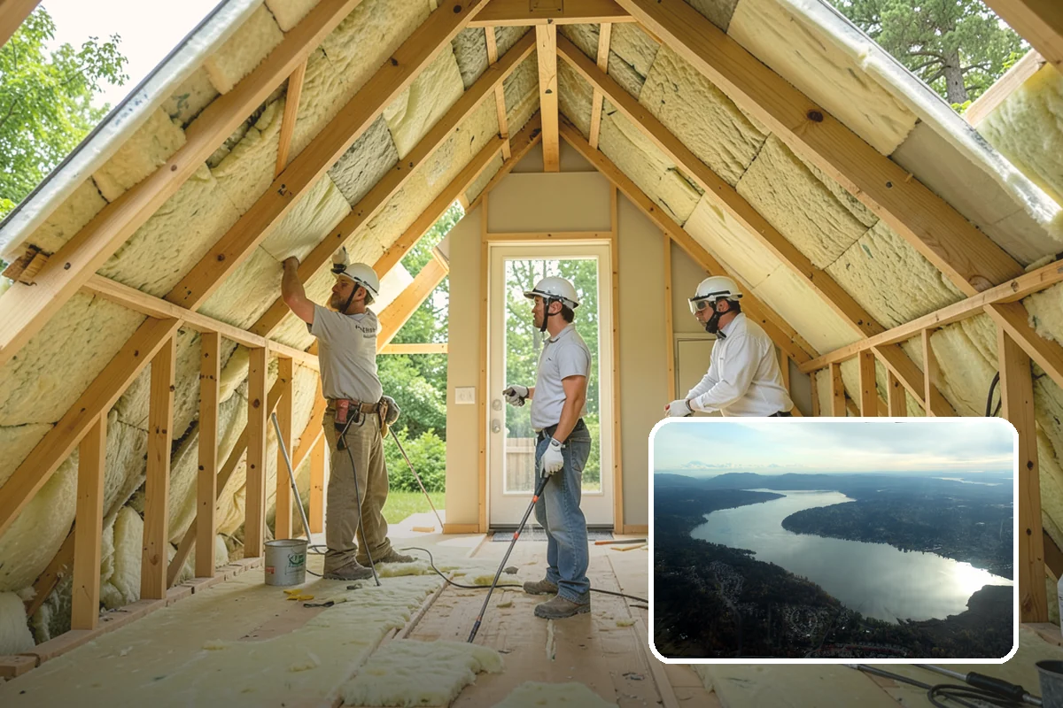 Natural Stone Tile Installation in Sammamish, King County, WA - One-of-a-kind veining and color in every installation