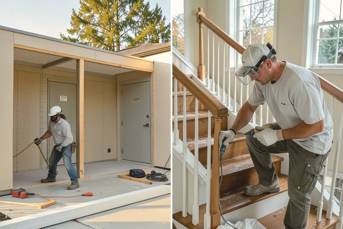 Natural Stone Tile Installation in Sammamish, King County, WA - Dry-lay and blend tiles from several boxes for balance
