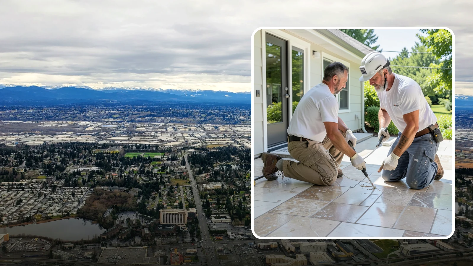 Natural Stone Tile Installation in SeaTac, King County, WA - Marble, travertine, slate, and stone tile set and sealed for lasting natural beauty.