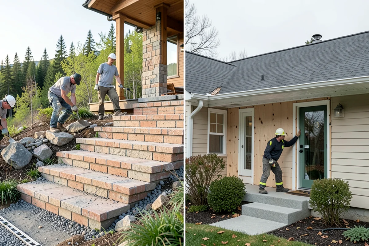 Natural Stone Tile Installation in Seattle, King County, WA - Dry-lay and blend tiles from several boxes for balance