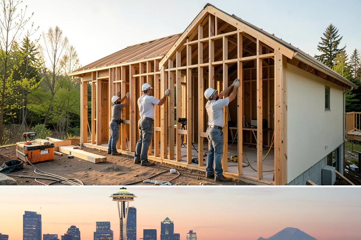 Natural Stone Tile Installation in Seattle, King County, WA - Stone tiling is an indoor project that can proceed year-round, sealing included, regardless of outdoor conditions.