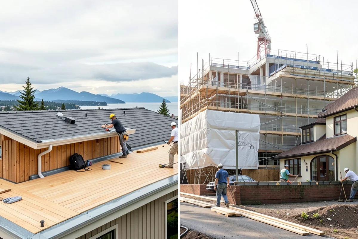 Natural Stone Tile Installation in Snoqualmie, King County, WA - Dry-lay and blend tiles from several boxes for balance