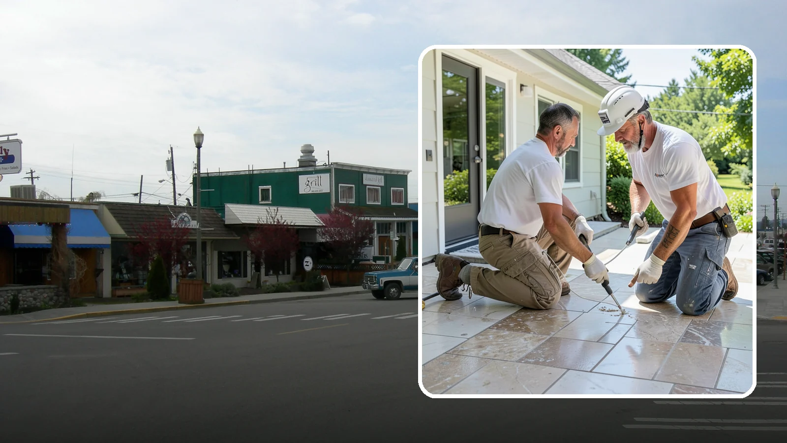 Natural Stone Tile Installation in Stanwood, Snohomish County, WA - Marble, travertine, slate, and stone tile set and sealed for lasting natural beauty.