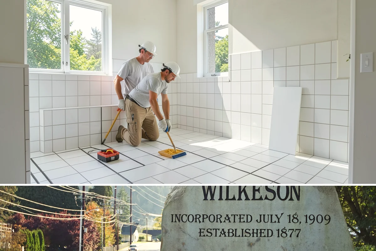 Natural Stone Tile Installation in Wilkeson, Pierce County, WA - Stone tiling is an indoor project that can proceed year-round, sealing included, regardless of outdoor conditions.