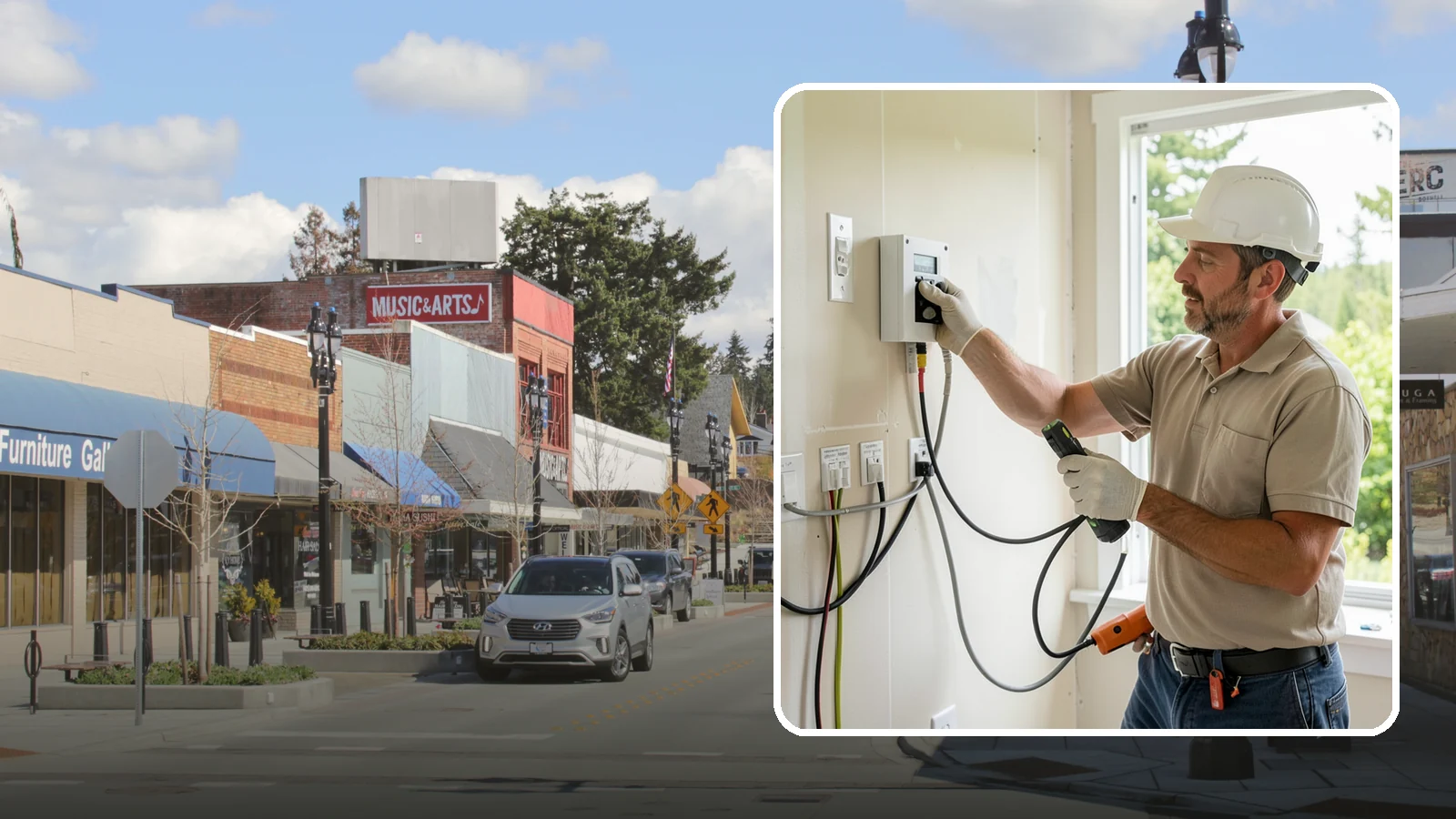 Network Wiring in Bothell, King County, WA - We install hardwired Ethernet network wiring for fast, stable connections that WiFi alone can't match.