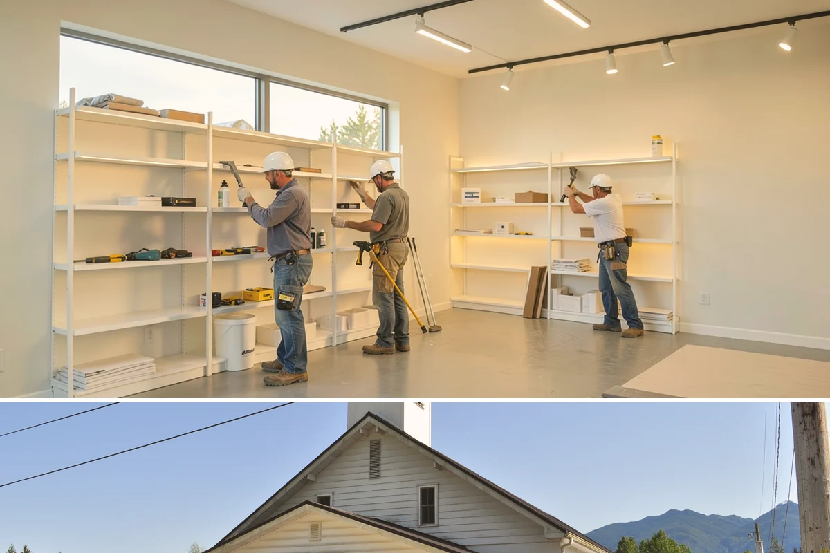 Network Wiring in Concrete, Skagit County, WA - Network wiring is best run during construction or a remodel, and interior retrofits suit the wet PNW season.