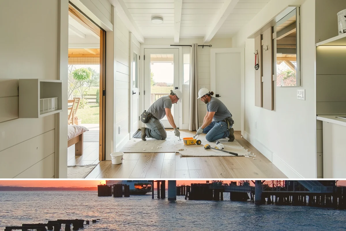 Network Wiring in Edmonds, Snohomish County, WA - Network wiring is best run during construction or a remodel, and interior retrofits suit the wet PNW season.