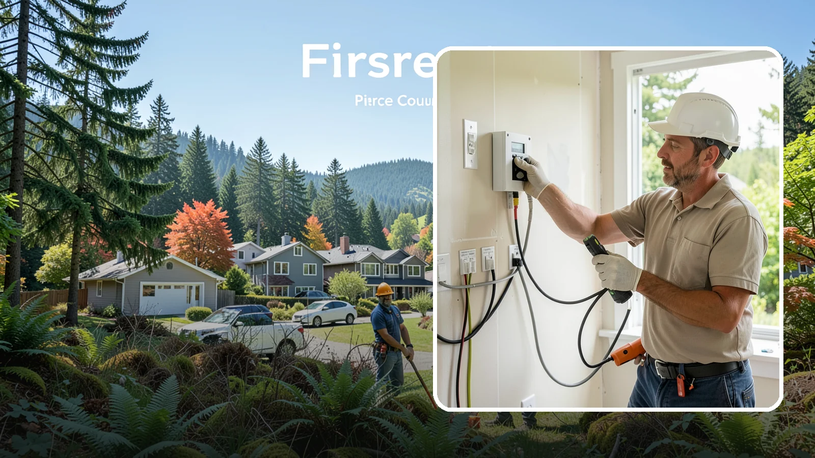Network Wiring in Fircrest, Pierce County, WA - We install hardwired Ethernet network wiring for fast, stable connections that WiFi alone can't match.