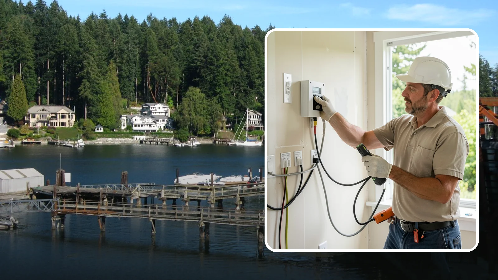 Network Wiring in Gig Harbor, Pierce County, WA - We install hardwired Ethernet network wiring for fast, stable connections that WiFi alone can't match.