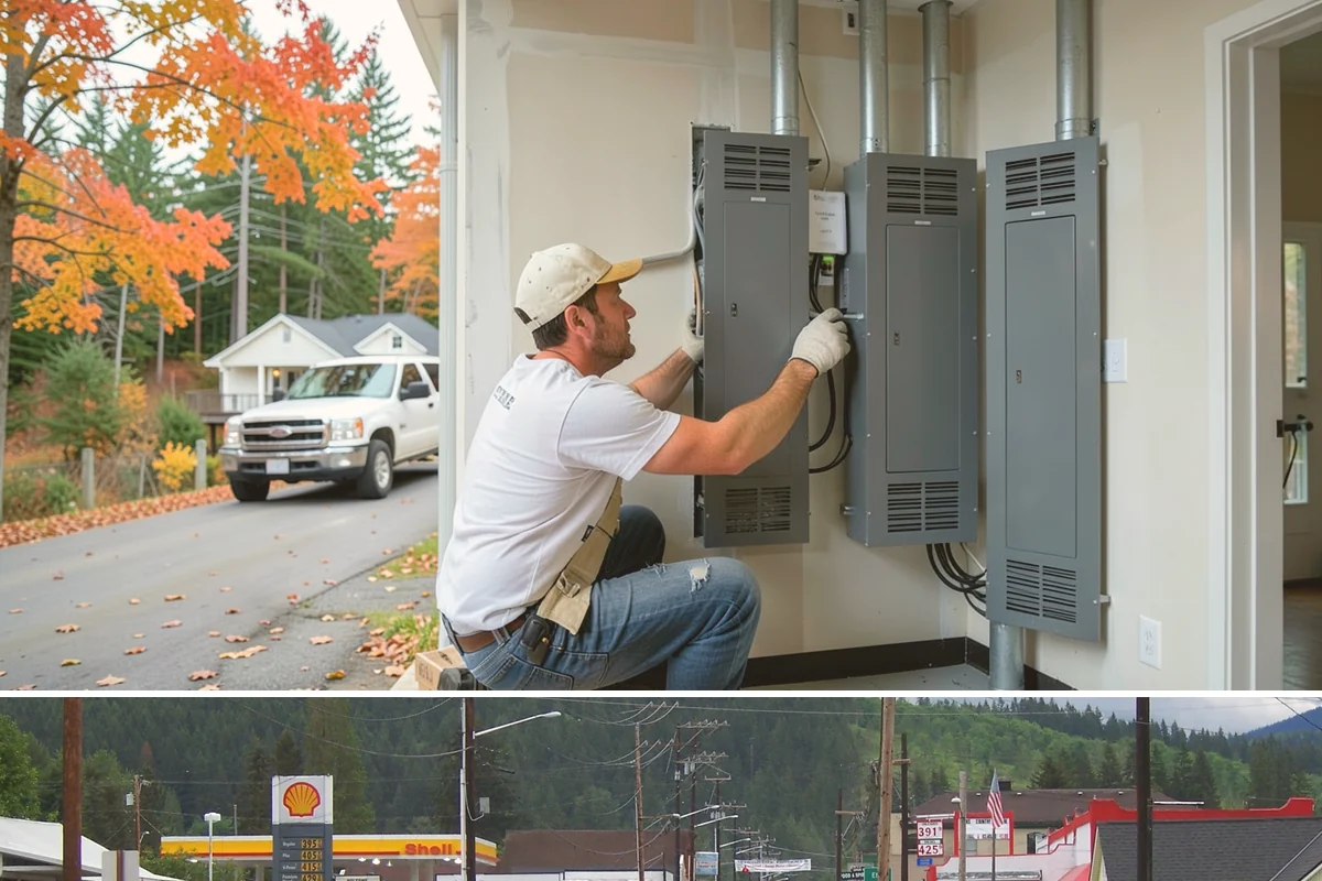 Network Wiring in Granite Falls, Snohomish County, WA - Network wiring is best run during construction or a remodel, and interior retrofits suit the wet PNW season.