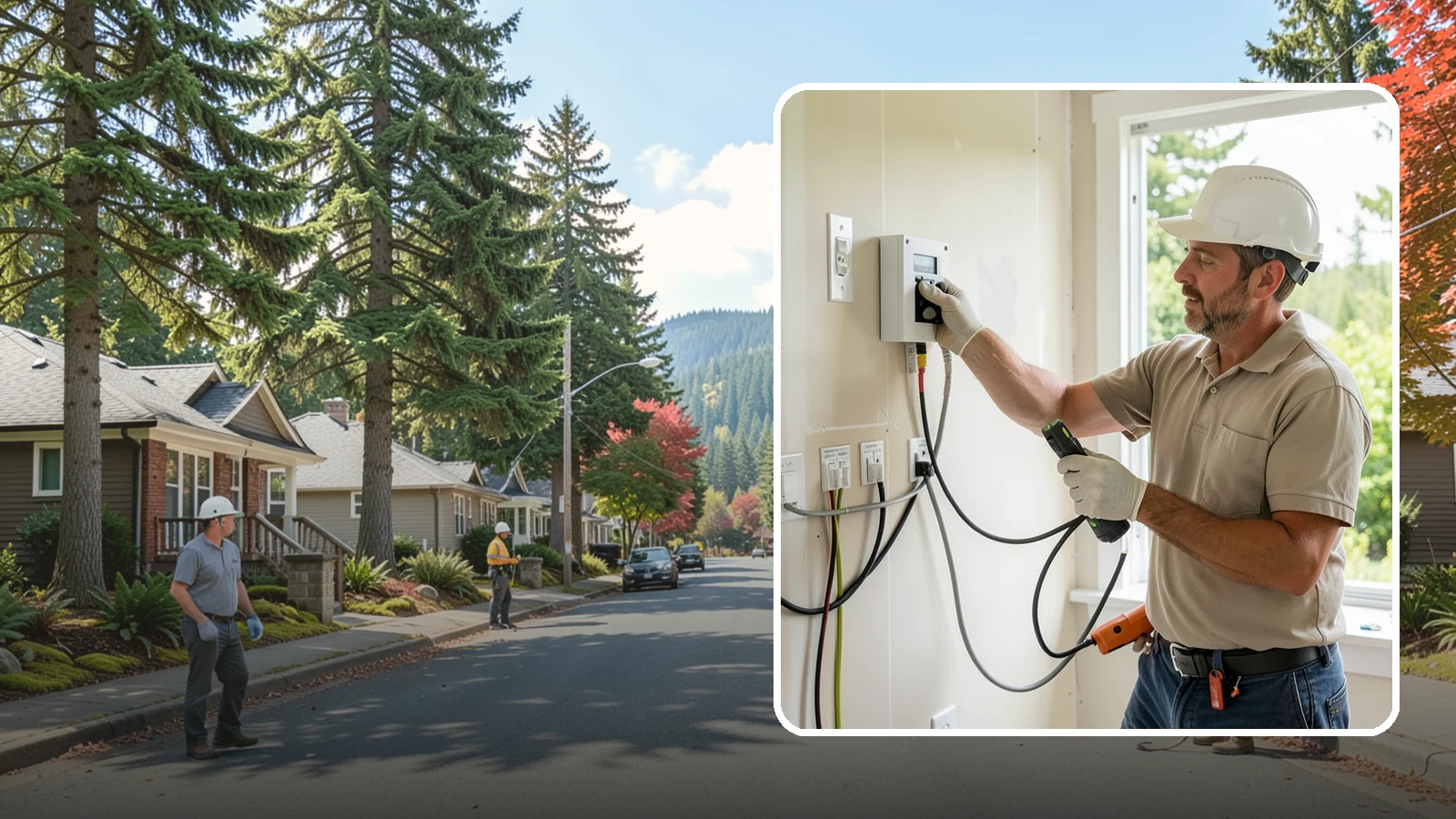 Network Wiring in Hunts Point, King County, WA - We install hardwired Ethernet network wiring for fast, stable connections that WiFi alone can't match.