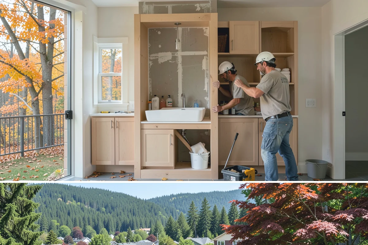 Network Wiring in Index, Snohomish County, WA - Network wiring is best run during construction or a remodel, and interior retrofits suit the wet PNW season.