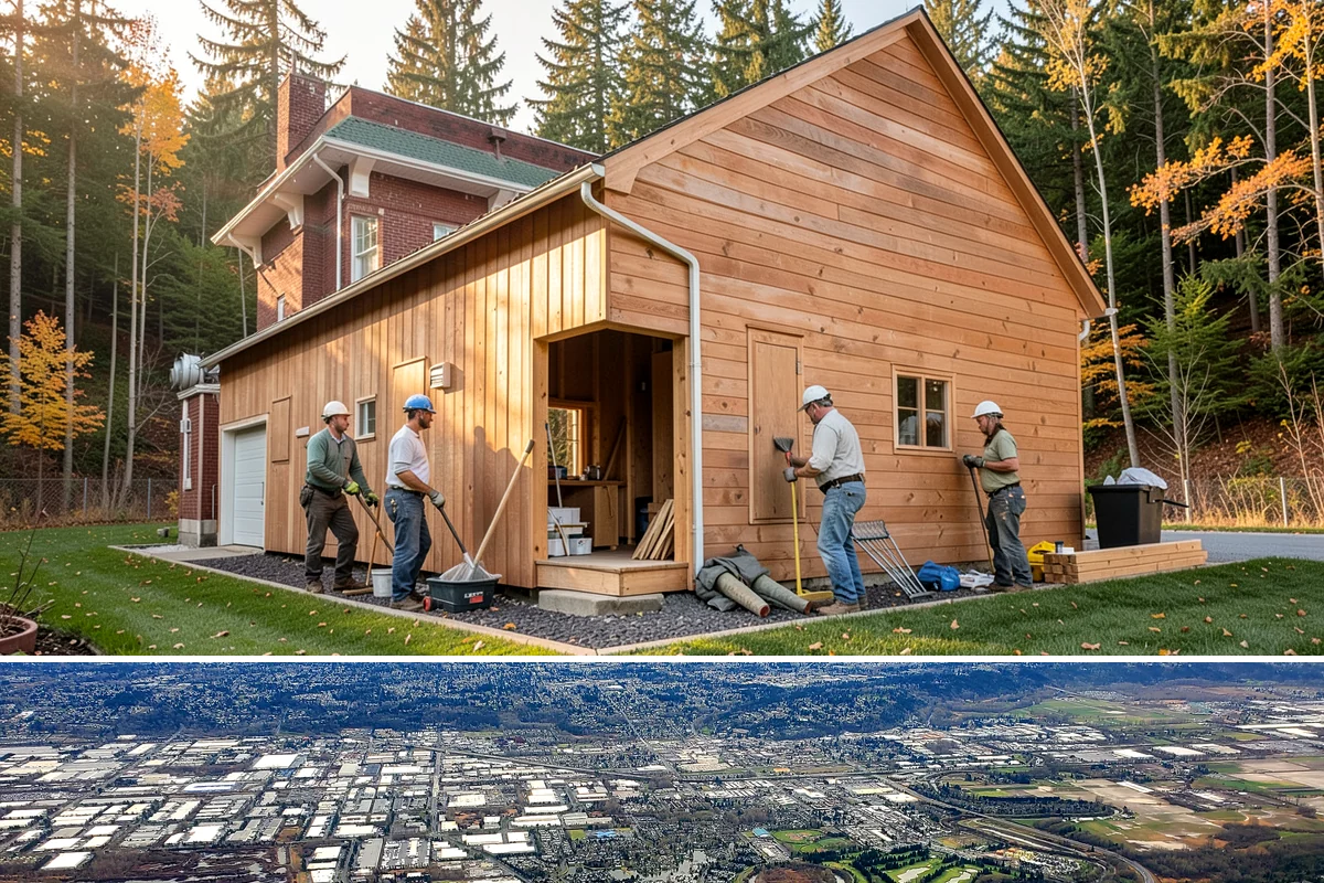 Network Wiring in Kent, King County, WA - Network wiring is best run during construction or a remodel, and interior retrofits suit the wet PNW season.