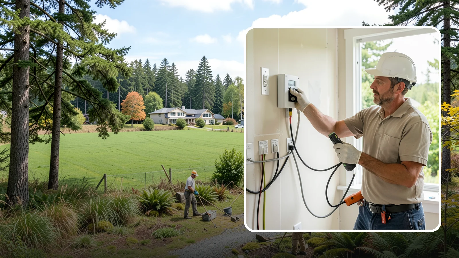 Network Wiring in Lyman, Skagit County, WA - We install hardwired Ethernet network wiring for fast, stable connections that WiFi alone can't match.