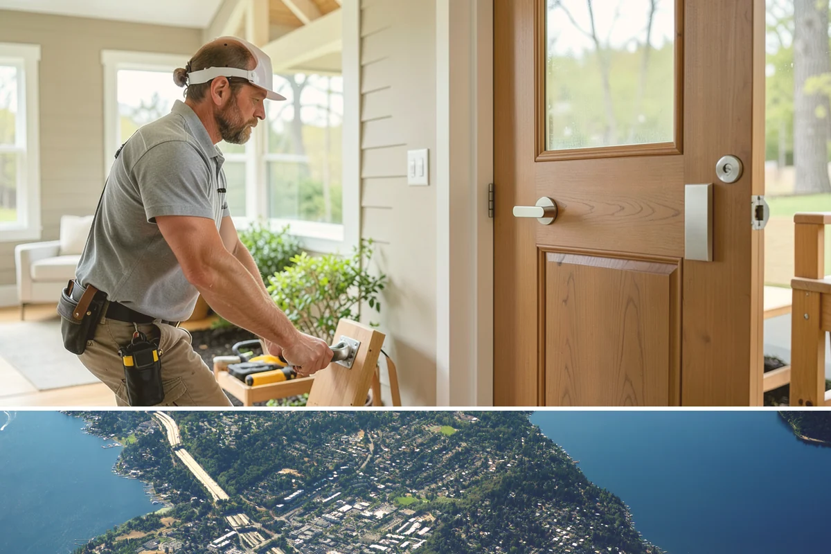 Network Wiring in Mercer Island, King County, WA - Network wiring is best run during construction or a remodel, and interior retrofits suit the wet PNW season.