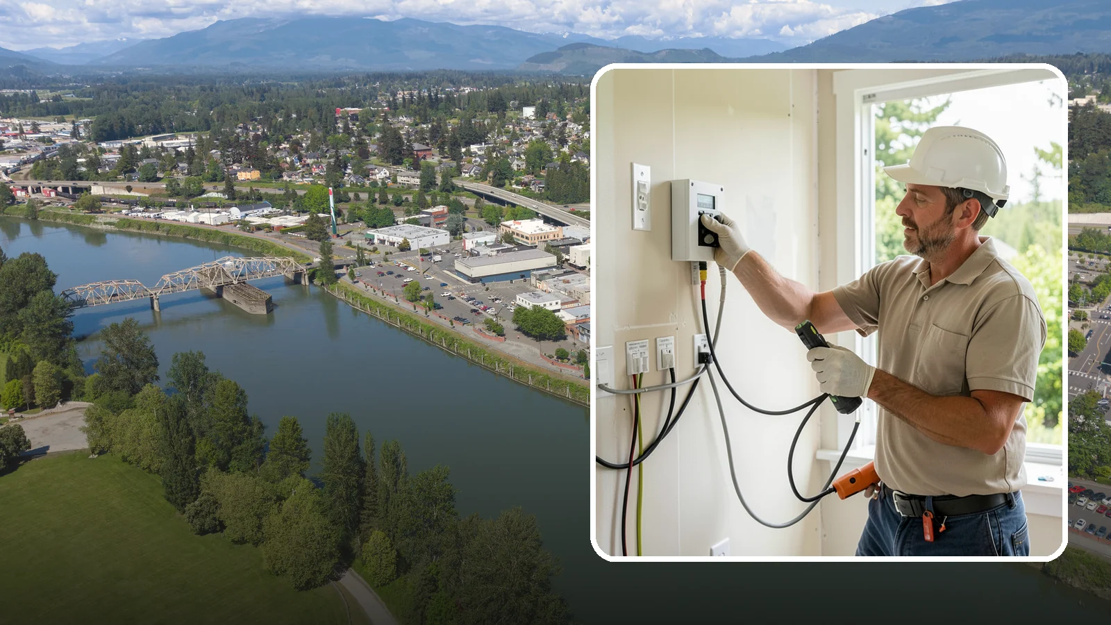 Network Wiring in Mount Vernon, Skagit County, WA - We install hardwired Ethernet network wiring for fast, stable connections that WiFi alone can't match.