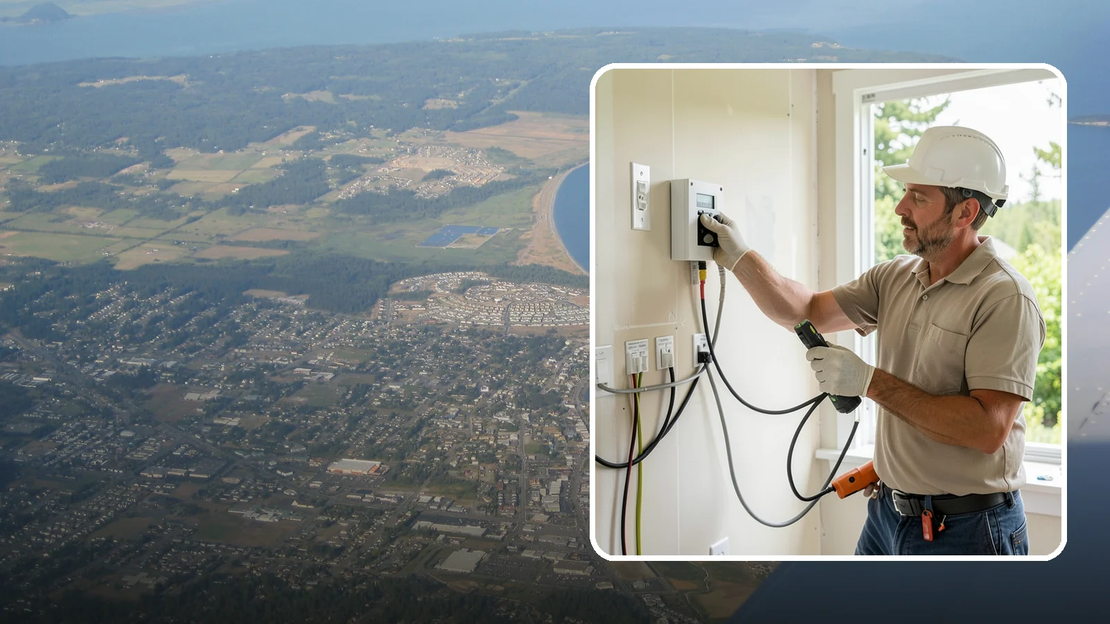 Network Wiring in Oak Harbor, Island County, WA - We install hardwired Ethernet network wiring for fast, stable connections that WiFi alone can't match.