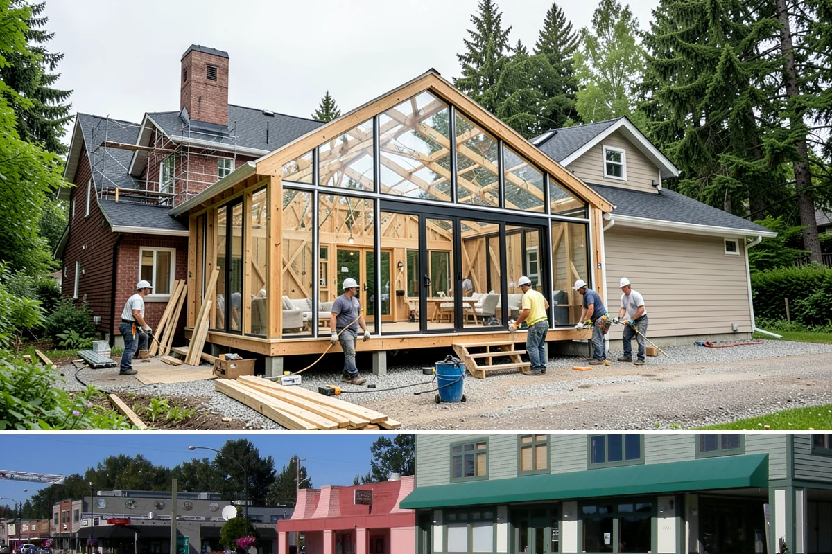Network Wiring in Snoqualmie, King County, WA - Network wiring is best run during construction or a remodel, and interior retrofits suit the wet PNW season.