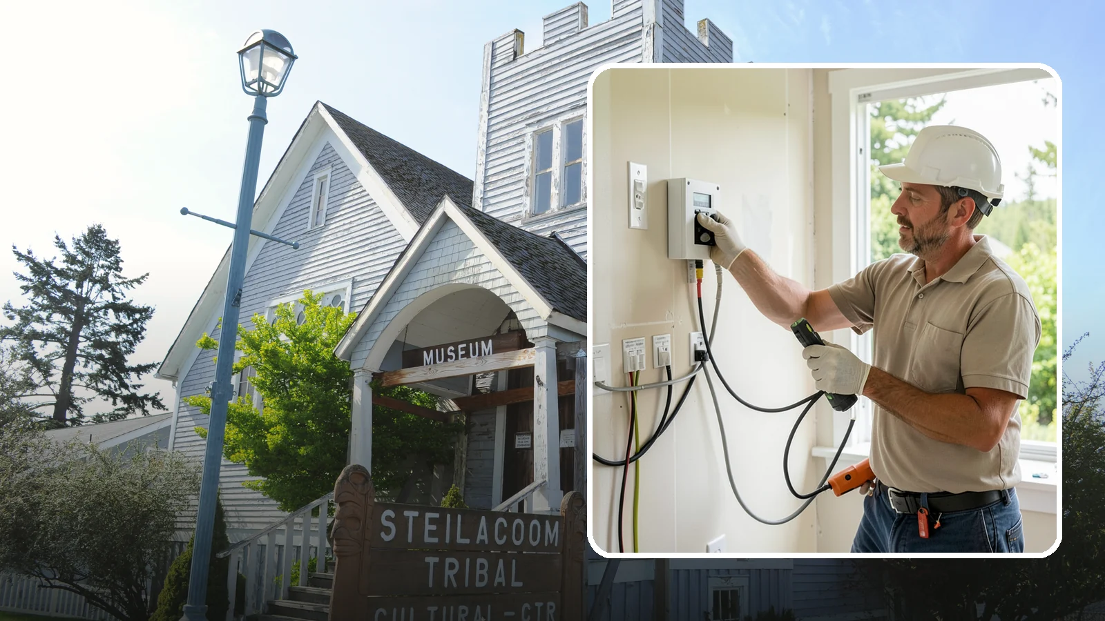 Network Wiring in Steilacoom, Pierce County, WA - We install hardwired Ethernet network wiring for fast, stable connections that WiFi alone can't match.