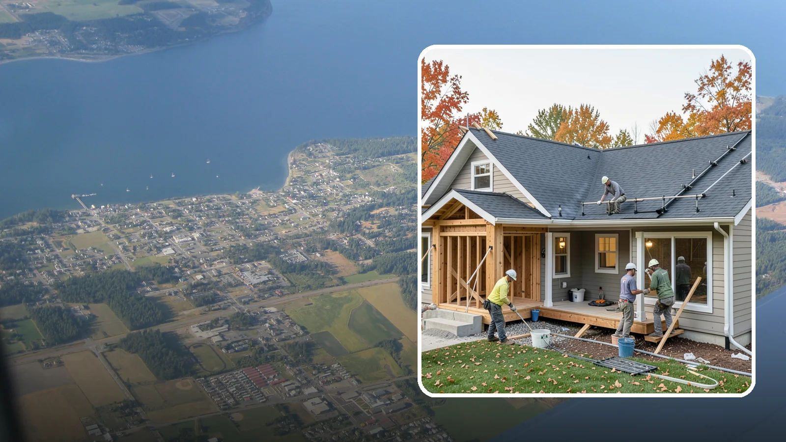 New Construction Roofing in Coupeville, Island County, WA - Complete roofing for new construction, coordinated with your build schedule and engineered for Northwest weather.