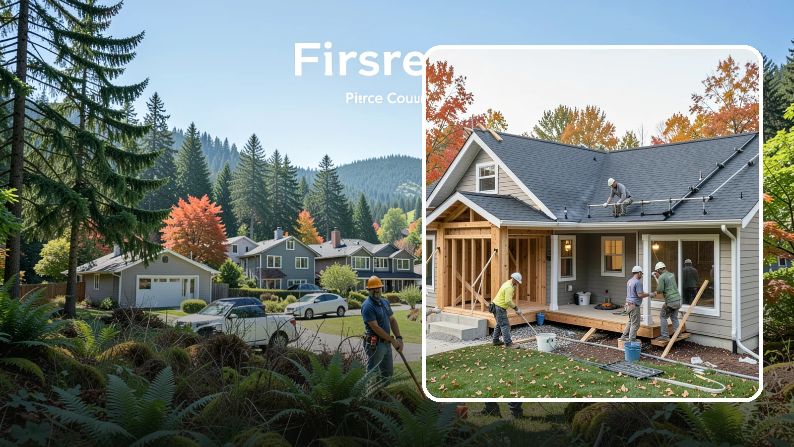New Construction Roofing in Fircrest, Pierce County, WA - Complete roofing for new construction, coordinated with your build schedule and engineered for Northwest weather.