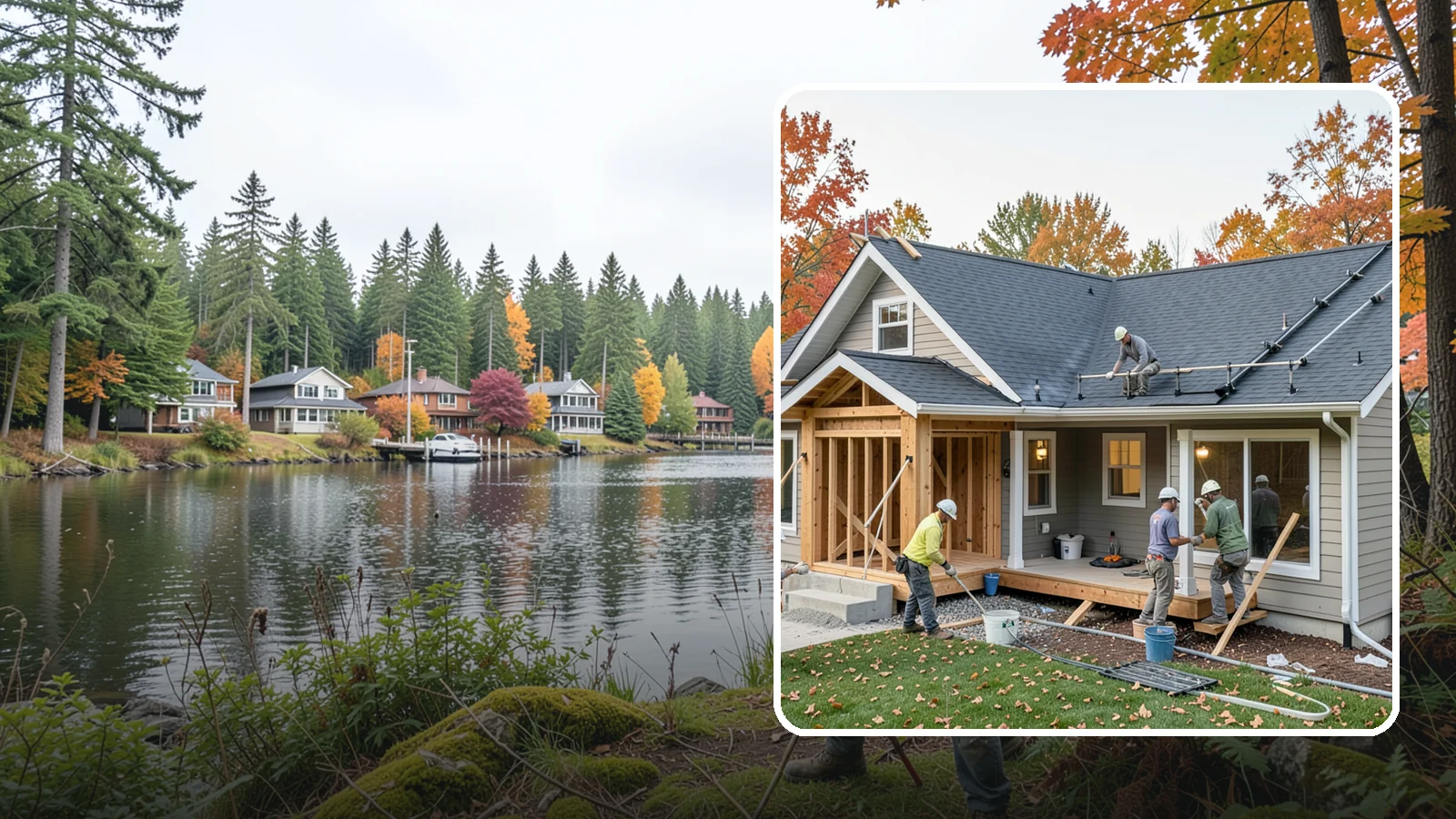 New Construction Roofing in La Conner, Skagit County, WA - Complete roofing for new construction, coordinated with your build schedule and engineered for Northwest weather.